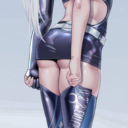 This is a pixiv picture whose title is 碧蓝航线 企业.
