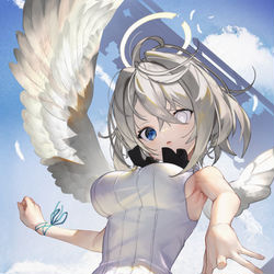 This is a pixiv picture whose title is 「きっと飛べるはず」.