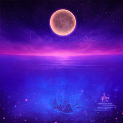 This is a pixiv picture whose title is Moon In The Sea - Commission.