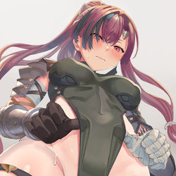 This is a pixiv picture whose title is メグちゃん食い込みすごそう.