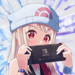 This is a pixiv picture whose title is ダイパリメイク発売記念イリヤさん.
