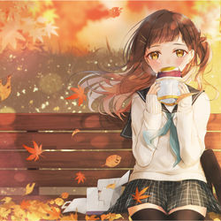 This is a pixiv picture whose title is 焼き芋パン.