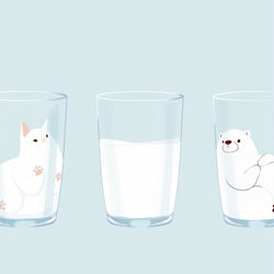 This is a pixiv picture whose title is アイスミルク.