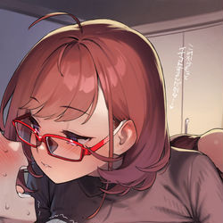 This is a pixiv picture whose title is 近視の姉＃31.