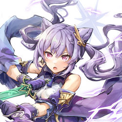 This is a pixiv picture whose title is 刻晴ちゃん誕おめ.