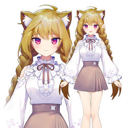 This is a pixiv picture whose title is 音織ちゃん新衣装.
