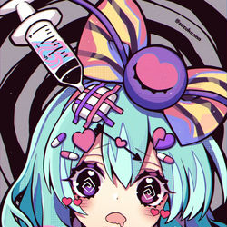 This is a pixiv picture whose title is Give me💊Give up⚡️.