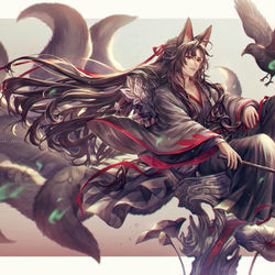 This is a pixiv picture whose title is 夷陵老祖.