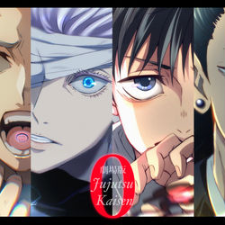 This is a pixiv picture whose title is 呪術0〜劇場版〜.