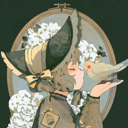 This is a pixiv picture whose title is 接吻.