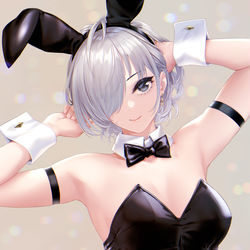 This is a pixiv picture whose title is バニー佐紹さん.