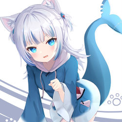 This is a pixiv picture whose title is 猫耳ぐらちゃん.