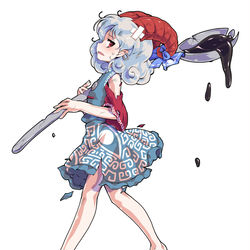 This is a pixiv picture whose title is やられ饕餮尤魔立ち絵 表情差分.