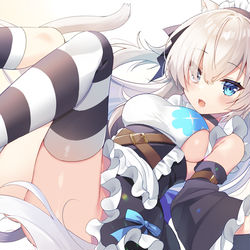 This is a pixiv picture whose title is ネコミミメイド.