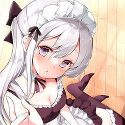 This is a pixiv picture whose title is 『お帰りなさい…お兄さん』.