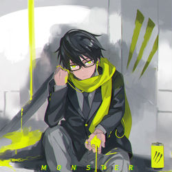 This is a pixiv picture whose title is MONSTER.