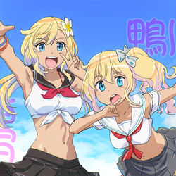 This is a pixiv picture whose title is ギャル系温泉むすめ.