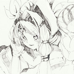 This is a pixiv picture whose title is アナログ練習.