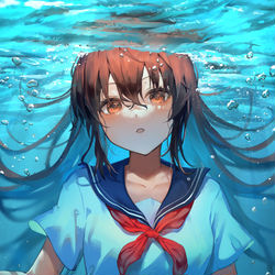 This is a pixiv picture whose title is float.
