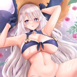 This is a pixiv picture whose title is 水着ベルセティア.