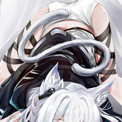 This is a pixiv picture whose title is Rosmontis but jackoooooo.