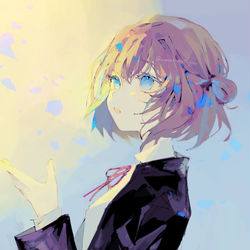 This is a pixiv picture whose title is 変わり目.