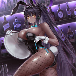 This is a pixiv picture whose title is 角楯カリン (Karin).
