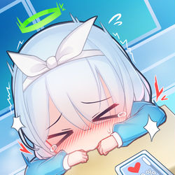 This is a pixiv picture whose title is アロナ(ブルアカ).