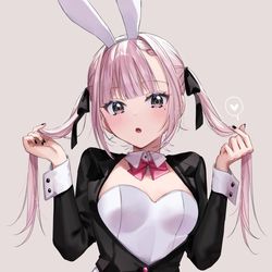 This is a pixiv picture whose title is ぴょん.