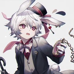 This is a pixiv picture whose title is ◆White Rabbit.