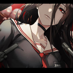 This is a pixiv picture whose title is ❗.