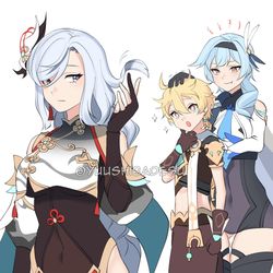 This is a pixiv picture whose title is Shenhe.