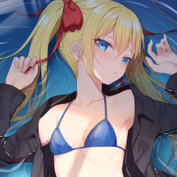 This is a pixiv picture whose title is 水.