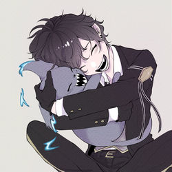 This is a pixiv picture whose title is 監♂詰め ②.