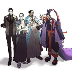 This is a pixiv picture whose title is 最近の種火周回編成メンツ.