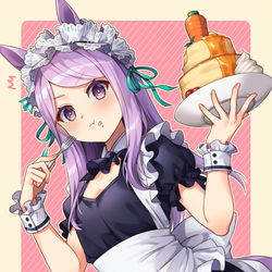 This is a pixiv picture whose title is つまみ食いマックイーン.