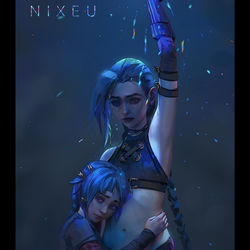 This is a pixiv picture whose title is JINX.