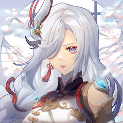 This is a pixiv picture whose title is Shenhe.