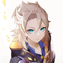 This is a pixiv picture whose title is 【原神】アルベド.