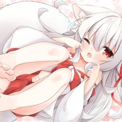 This is a pixiv picture whose title is はくちゃ.