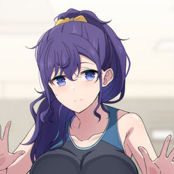 This is a pixiv picture whose title is 試しにエッチしてみるまふゆ③.
