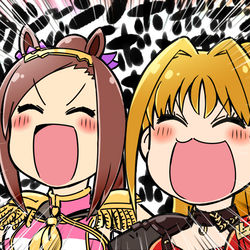 This is a pixiv picture whose title is 驀と爆.