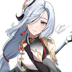 This is a pixiv picture whose title is Shenhe doodle.