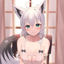 This is a pixiv picture whose title is エプロンフブキ.