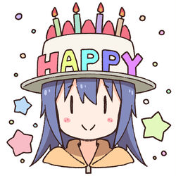 This is a pixiv picture whose title is なゆたんお誕生日会場.