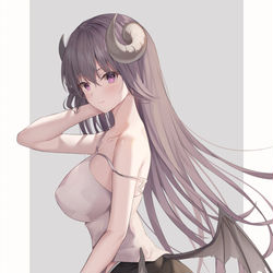 This is a pixiv picture whose title is 悪魔.