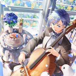 This is a pixiv picture whose title is シンフォニーKAITO兄さん.
