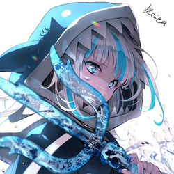 This is a pixiv picture whose title is shark.