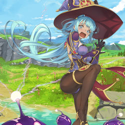 This is a pixiv picture whose title is 駄女神モナ.