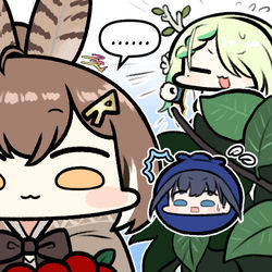 This is a pixiv picture whose title is ᵏʳᵒⁿᶦᶦ ᵇˡᵘᵉᵇᵉʳʳʸ.